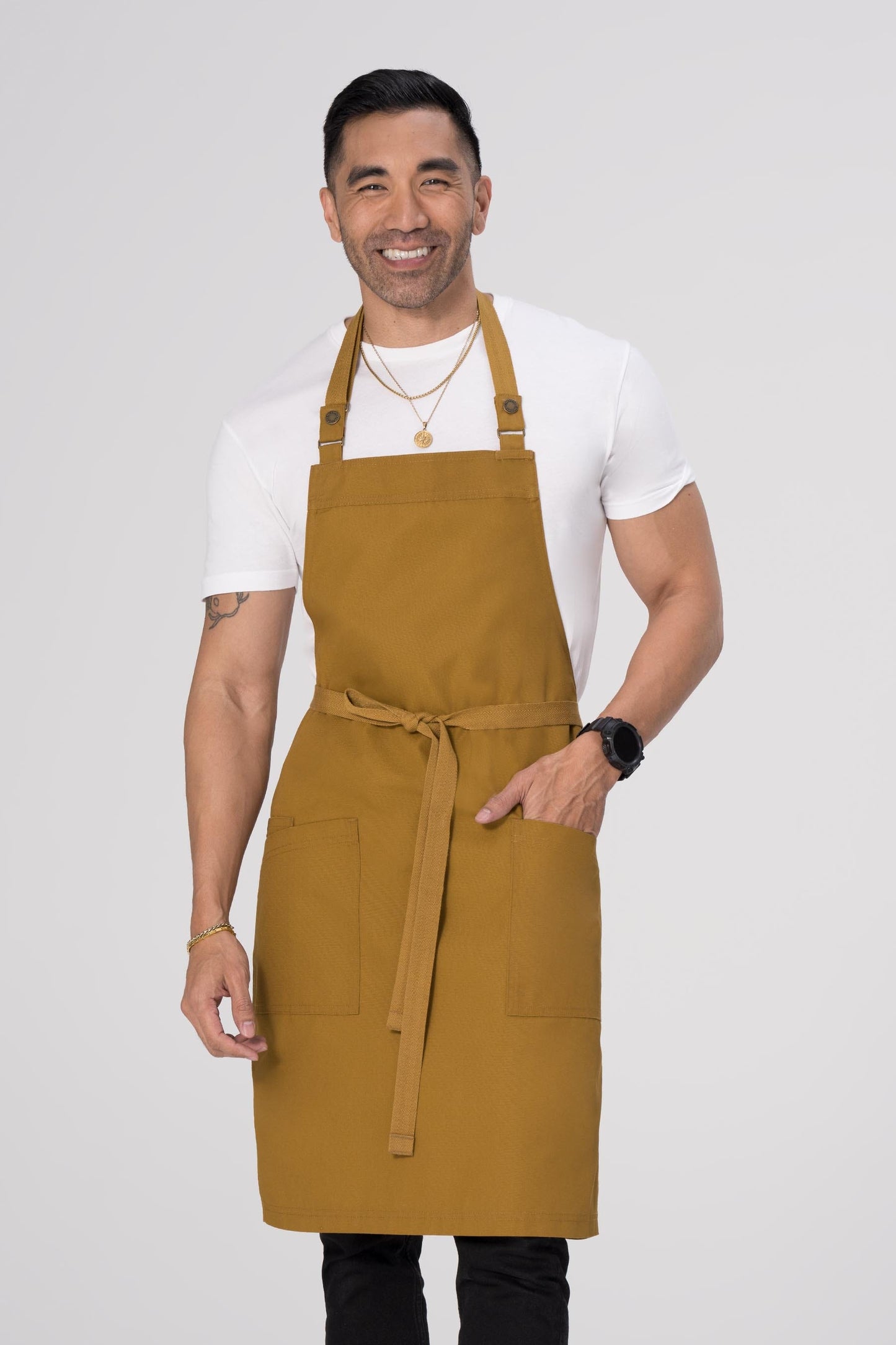 DELANTAL LOCKHARTE CANVAS CON PETO