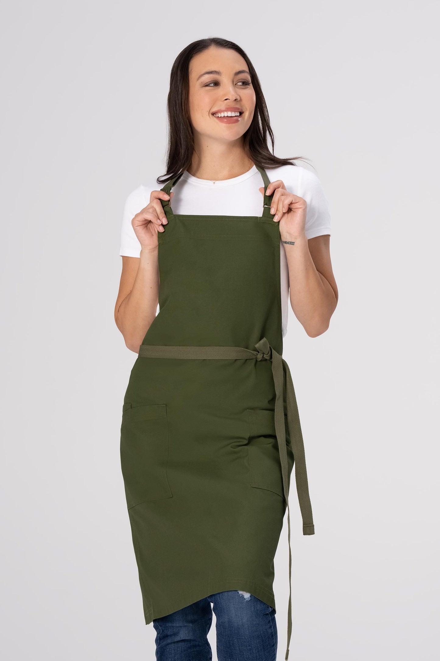 DELANTAL LOCKHARTE CANVAS CON PETO